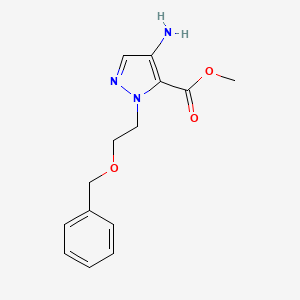 Methyl 4-amino-1-(2-(benzyloxy)ethyl)-1H-pyrazole-5-carboxylate