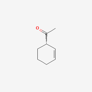 molecular formula C8H12O B569438 1-[(1S)-cyclohex-2-en-1-yl]ethanone CAS No. 120083-09-2