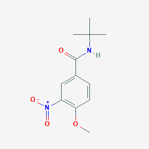 molecular formula C12H16N2O4 B5694466 N-(tert-butyl)-4-methoxy-3-nitrobenzamide 