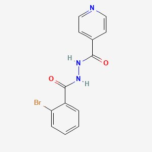 N'-(2-bromobenzoyl)pyridine-4-carbohydrazide