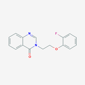 3-[2-(2-fluorophenoxy)ethyl]-4(3H)-quinazolinone