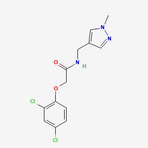 2-(2,4-dichlorophenoxy)-N-[(1-methyl-1H-pyrazol-4-yl)methyl]acetamide