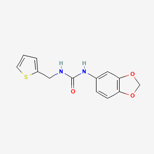 molecular formula C13H12N2O3S B5694566 N-1,3-benzodioxol-5-yl-N'-(2-thienylmethyl)urea 