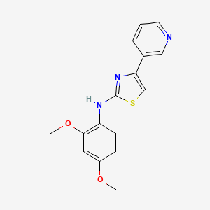 N-(2,4-dimethoxyphenyl)-4-(3-pyridinyl)-1,3-thiazol-2-amine