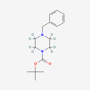 B569459 4-Benzylpiperazine-1-carboxylic Acid-d8 tert-Butyl Ester CAS No. 1216387-74-4