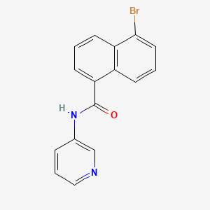 5-bromo-N-pyridin-3-ylnaphthalene-1-carboxamide