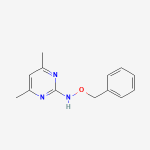2-[(benzyloxy)amino]-4,6-dimethylpyrimidine
