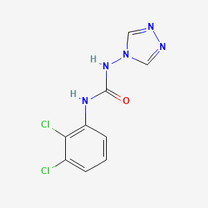molecular formula C9H7Cl2N5O B5694659 N-(2,3-dichlorophenyl)-N'-4H-1,2,4-triazol-4-ylurea 