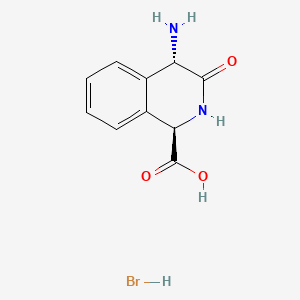 (1R,4S)-rel-4-Amino-1,2,3,4-tetrahydro-3-oxo-1-isoquinolinecarboxylic Acid Hydrobromide