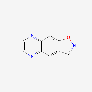 molecular formula C9H5N3O B569475 [1,2]Oxazolo[4,5-G]quinoxaline CAS No. 116378-71-3