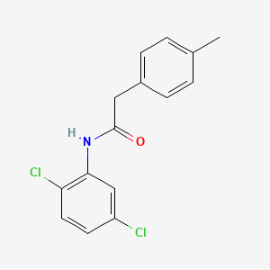 molecular formula C15H13Cl2NO B5694768 N-(2,5-dichlorophenyl)-2-(4-methylphenyl)acetamide 