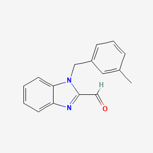 molecular formula C16H14N2O B5694800 1-(3-methylbenzyl)-1H-benzimidazole-2-carbaldehyde 