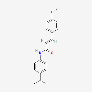 molecular formula C19H21NO2 B5694844 N-(4-isopropylphenyl)-3-(4-methoxyphenyl)acrylamide 