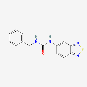 molecular formula C14H12N4OS B5694867 N-2,1,3-benzothiadiazol-5-yl-N'-benzylurea 