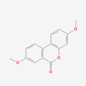 molecular formula C15H12O4 B5694886 3,8-二甲氧基-6H-苯并[c]色烯-6-酮 