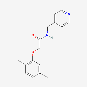 molecular formula C16H18N2O2 B5694887 2-(2,5-dimethylphenoxy)-N-(4-pyridinylmethyl)acetamide 