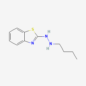 molecular formula C11H15N3S B569489 2-(2-Butylhydrazino)-1,3-benzothiazole CAS No. 111341-04-9