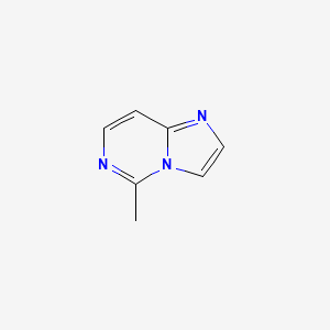 molecular formula C7H7N3 B569493 5-Methylimidazo[1,2-c]pyrimidine CAS No. 117186-22-8