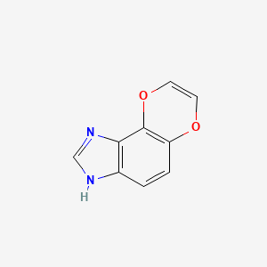 molecular formula C9H6N2O2 B569495 3H-[1,4]dioxino[2,3-e]benzimidazole CAS No. 114535-43-2
