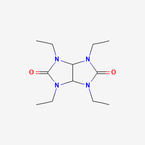 molecular formula C12H22N4O2 B5694965 1,3,4,6-tetraethyltetrahydroimidazo[4,5-d]imidazole-2,5(1H,3H)-dione CAS No. 42563-65-5