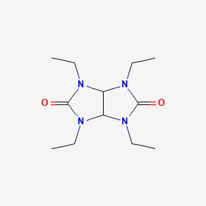 molecular formula C12H22N4O2 B5694965 1,3,4,6-Tetraethyl-3a,6a-dihydroimidazo[4,5-d]imidazole-2,5-dione CAS No. 42563-65-5