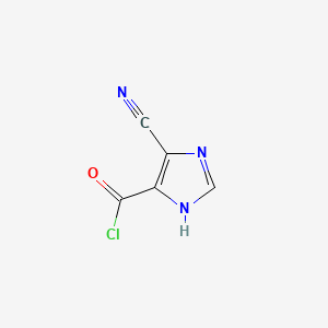 4-cyano-1H-imidazole-5-carbonyl chloride