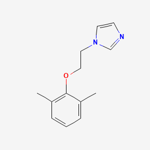 molecular formula C13H16N2O B5694982 1-[2-(2,6-dimethylphenoxy)ethyl]-1H-imidazole 