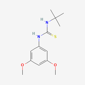molecular formula C13H20N2O2S B5694995 N-(tert-butyl)-N'-(3,5-dimethoxyphenyl)thiourea 