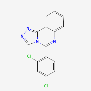 molecular formula C15H8Cl2N4 B5695042 5-(2,4-dichlorophenyl)[1,2,4]triazolo[4,3-c]quinazoline 
