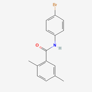 molecular formula C15H14BrNO B5695125 N-(4-bromophenyl)-2,5-dimethylbenzamide 