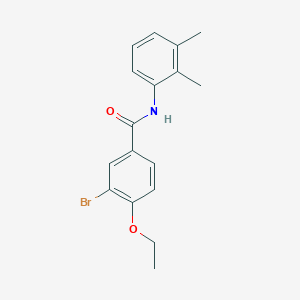 molecular formula C17H18BrNO2 B5695137 3-bromo-N-(2,3-dimethylphenyl)-4-ethoxybenzamide 