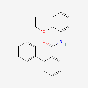 molecular formula C21H19NO2 B5695150 N-(2-ethoxyphenyl)-2-biphenylcarboxamide 