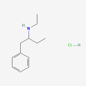 molecular formula C12H20ClN B569517 N-乙基-1-苯基丁-2-胺；盐酸盐 CAS No. 29805-52-5