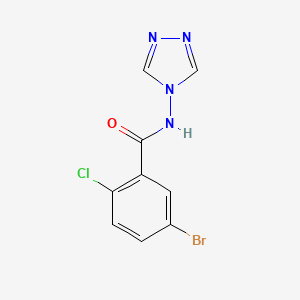 5-bromo-2-chloro-N-4H-1,2,4-triazol-4-ylbenzamide