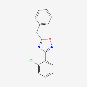 molecular formula C15H11ClN2O B5695391 5-benzyl-3-(2-chlorophenyl)-1,2,4-oxadiazole 