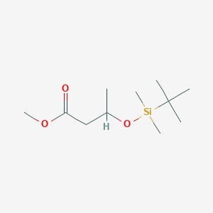 B056954 Methyl 3-{[tert-butyl(dimethyl)silyl]oxy}butanoate CAS No. 116414-91-6