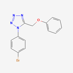 molecular formula C14H11BrN4O B5695454 1-(4-bromophenyl)-5-(phenoxymethyl)-1H-tetrazole 
