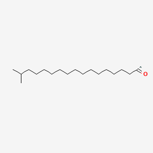 molecular formula C18H35O B569547 Isostearoyl hydrolyzed collagen CAS No. 111174-63-1