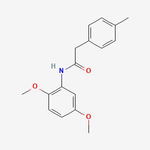 molecular formula C17H19NO3 B5695485 N-(2,5-dimethoxyphenyl)-2-(4-methylphenyl)acetamide 