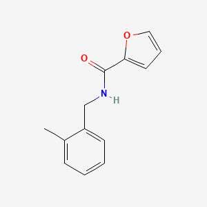molecular formula C13H13NO2 B5695554 N-(2-methylbenzyl)-2-furamide 