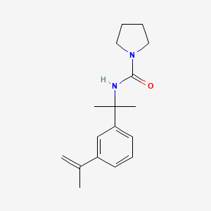 molecular formula C17H24N2O B5695574 N-[1-(3-isopropenylphenyl)-1-methylethyl]-1-pyrrolidinecarboxamide 