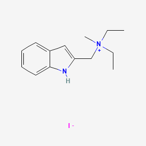 molecular formula C14H21IN2 B569558 2-[(Diethylamino)methyl]indole Methiodide CAS No. 41979-43-5