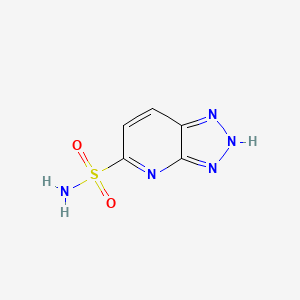 molecular formula C5H5N5O2S B569562 2H-[1,2,3]Triazolo[4,5-b]pyridine-5-sulfonamide CAS No. 116599-52-1