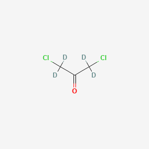 molecular formula C3H4Cl2O B569563 1,3-二氯丙酮-D4 CAS No. 350818-52-9