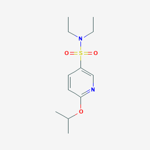 molecular formula C12H20N2O3S B5695686 N,N-diethyl-6-isopropoxy-3-pyridinesulfonamide 