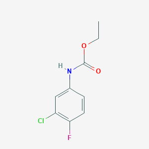 molecular formula C9H9ClFNO2 B5695747 ethyl (3-chloro-4-fluorophenyl)carbamate 