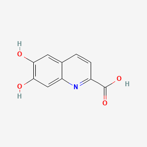 molecular formula C10H7NO4 B569577 6,7-Dihydroxyquinoline-2-carboxylic acid CAS No. 122234-87-1
