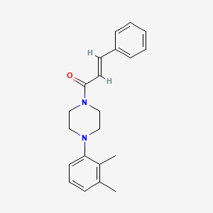 molecular formula C21H24N2O B5695799 1-cinnamoyl-4-(2,3-dimethylphenyl)piperazine 