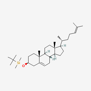molecular formula C33H58OSi B569581 [(3beta)-Cholesta-5,24-dien-3-yloxy](1,1-dimethylethyl)dimethylsilane CAS No. 220150-72-1