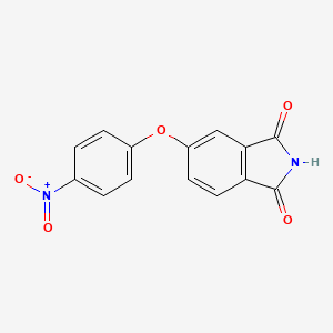 molecular formula C14H8N2O5 B5695819 5-(4-nitrophenoxy)-1H-isoindole-1,3(2H)-dione CAS No. 284462-38-0